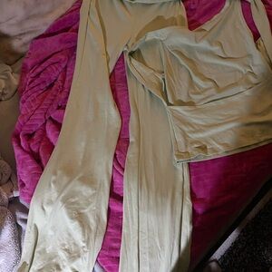 Light Sage Green Two-Piece Lounge Set